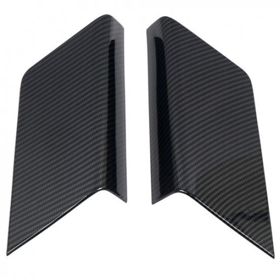 For 2021-2022 Ford F150 F-150 Carbon Fiber ABS Interior Front Door Panel Cover
