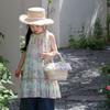 Summer Woven Straw Bag For Kids With Cotton Lining For Beach And Vacation Use