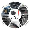 125 Pcs Auto Retainer Clips Extruded U Nuts & Hex Head Body Bolts Bumper Fasteners Rivet Clips Body Bolts Kits Fastener Clips For Splash