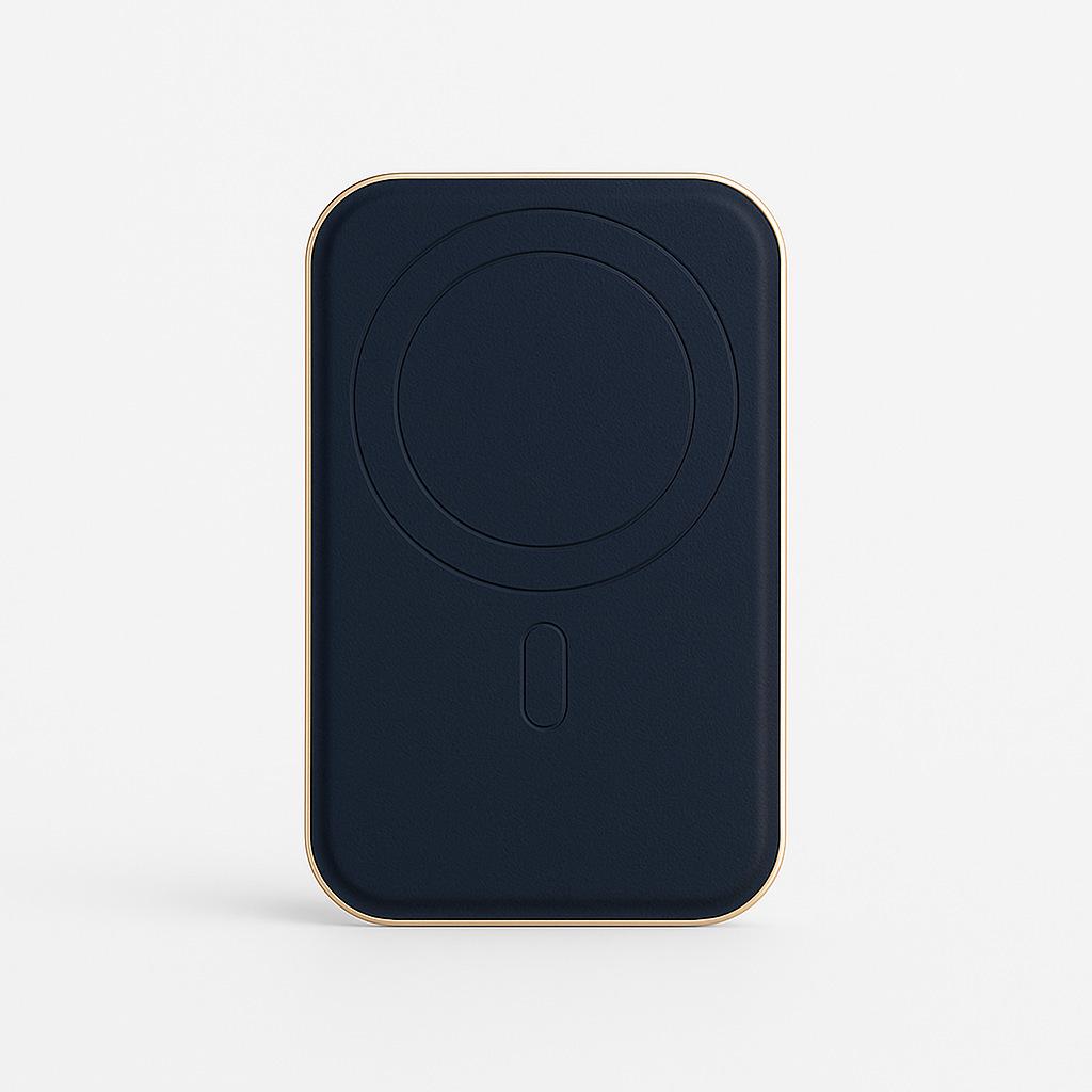 Premium drehbarer magnetischer Ständer für iPhone 16 Pro mit Spiegel und faltbarem MagSafe-Kartenetui