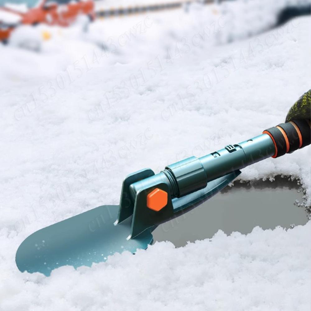 Auto Schneeschaufel Ausziehbarer Eiskratzer Schneebesen Abnehmbar Windschutzscheiben Schneeentferner Besen Winter Auto Reiniger Werkzeug Zubehör