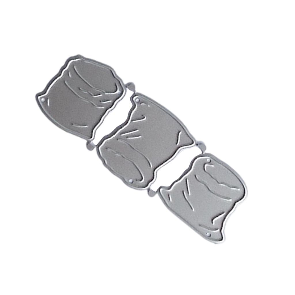 Flour Bag Cutting Dies Metal Die Cuts Embossing Templates Molds Cuts Stencils for Scrapbooking Album Card Decoratio