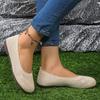 Korean Style Summer Soft Soled Single Shoes for Women Comfortable Knit Breathable Flat Shoes