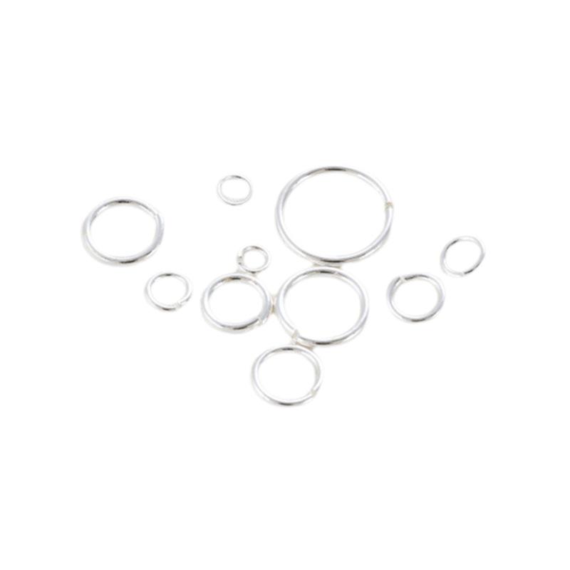 Durable Copper-Plated 925 Silver Open Jump Ring for DIY Bracelets & Earrings