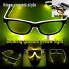 Luminous LED Voice-Activated Neon Party Glasses