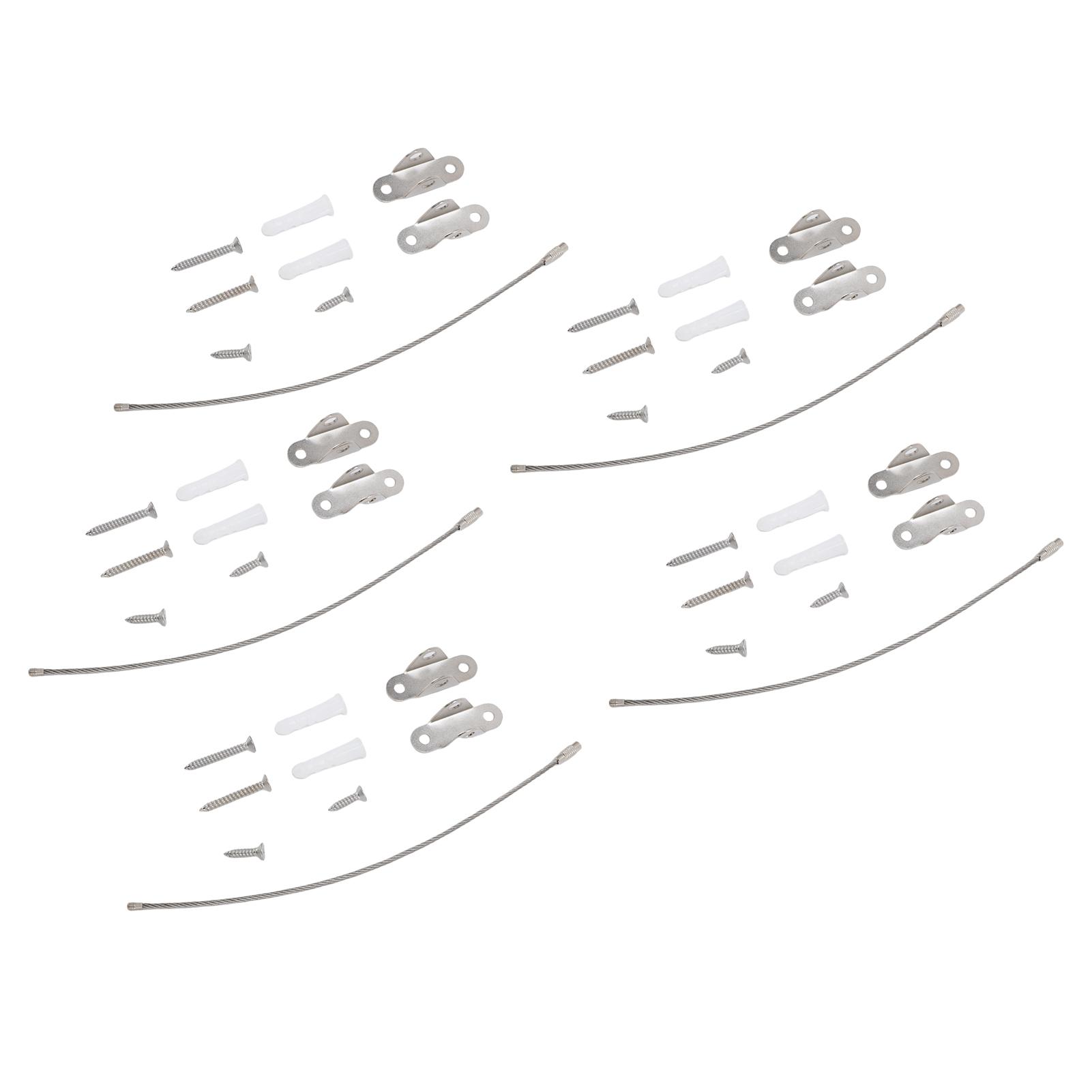 

5 Set Furniture Anchors Prevent Tip for Baby Proofing Dresser Wall Safety Fasteners Earthquake Straps