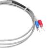 K Type Thermocouple 304 Stainless Steel Temperature Sensor 5x50mm M8 Probe Thermocouple with Insulation