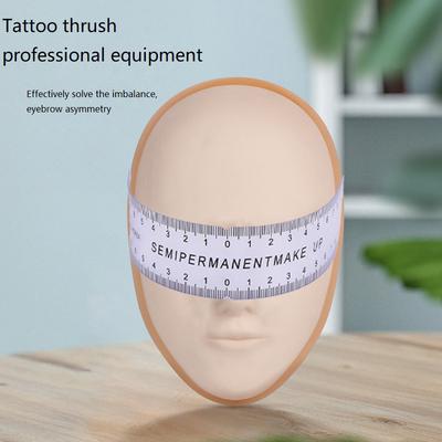 Reusable Makeup Brow Measure Eyebrow Guide Ruler Permanent Tools