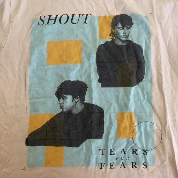 Редкая футболка с коротким рукавом для мужчин Tears For Fears Band Tour 2017 Белая S234XL MD81 M