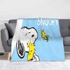 snoopys Blanket Super Soft Warm cartoon dog Throw Blankets for Bed 50x60 Inch Multiple Sizes Bedspreads