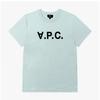 Apesse Cohbm M26384 Kll Vert Deau Vert Fonce Vpc Velvet Logo Standard Grand Common Short Sleeve Tee