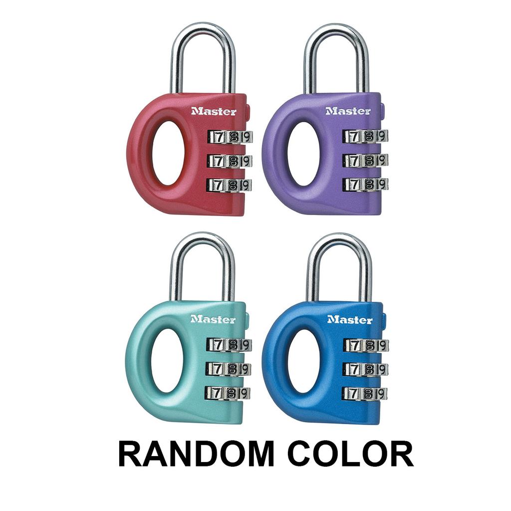 Master Lock Combination Padlock with Zinc Body, Random Color, 56x32x11 mm