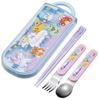 Lunch Box Chopsticks Trio Set for Pokemon Fancy Girls Kids Chopsticks, Spoon, Fork, 16.5cm, Design, (TACC2-A)