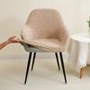 1/2pcs Leaves Jacquard High Arm Chair Covers Elastic Solid Color Armchair Covers Hotel Bar Seat Slipcovers for Home Wedding
