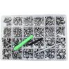 600pcs Punk Style Leather DIY Tool Set: 10 Sizes of Pointed Conical Rivet Studs