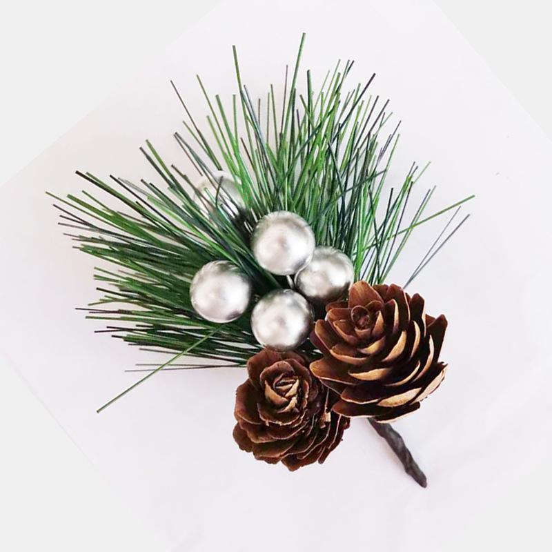 Snowflake Jute Rope & Red Berry Christmas Bouquet DIY Wreath Accessories