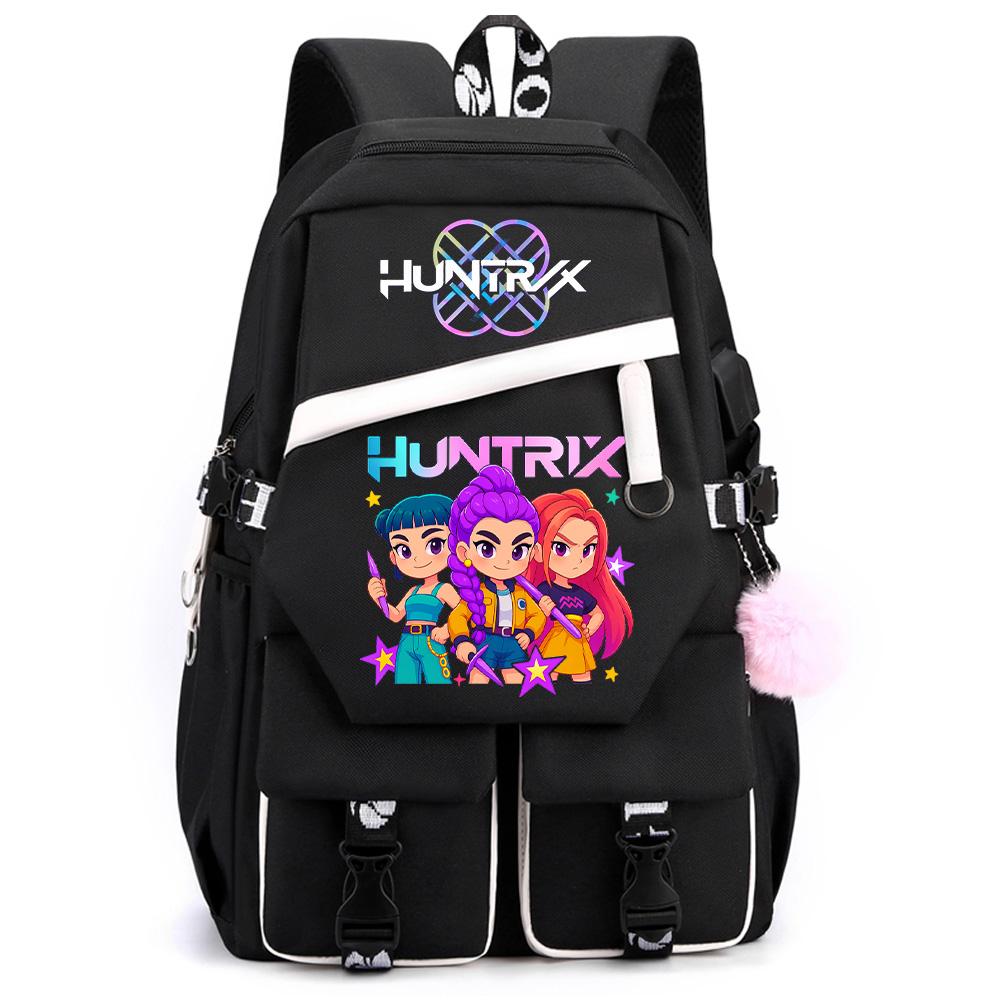 Anime K-pop Demon Hunters Printed Large Capacity Backpack for Teenger Student Girl Boy Back To School Bookbag Kid Gift Women Waterproof Travel Bag