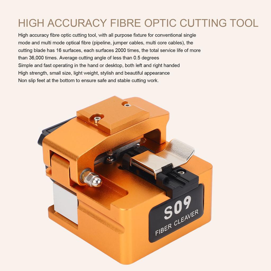 Optical Fibre Cleaver High Accuracy Stable CNC Manufacturing Optic Fiber Cutter Tool