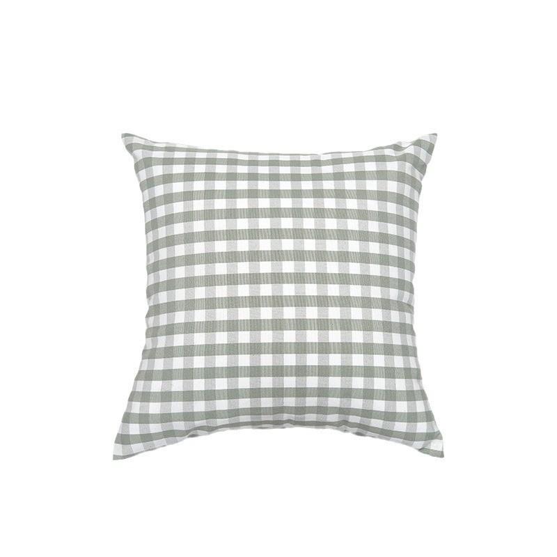 Pillowcase Only Case Only Cozy Plaid Checkered Throw Pillow Cover Modern Minimalist Polyester Cotton Cushion