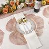 3pcs Hollow Table Mat Anti-stain Coaster Kitchen Accessories Leaf Shape Placemat  Hotel