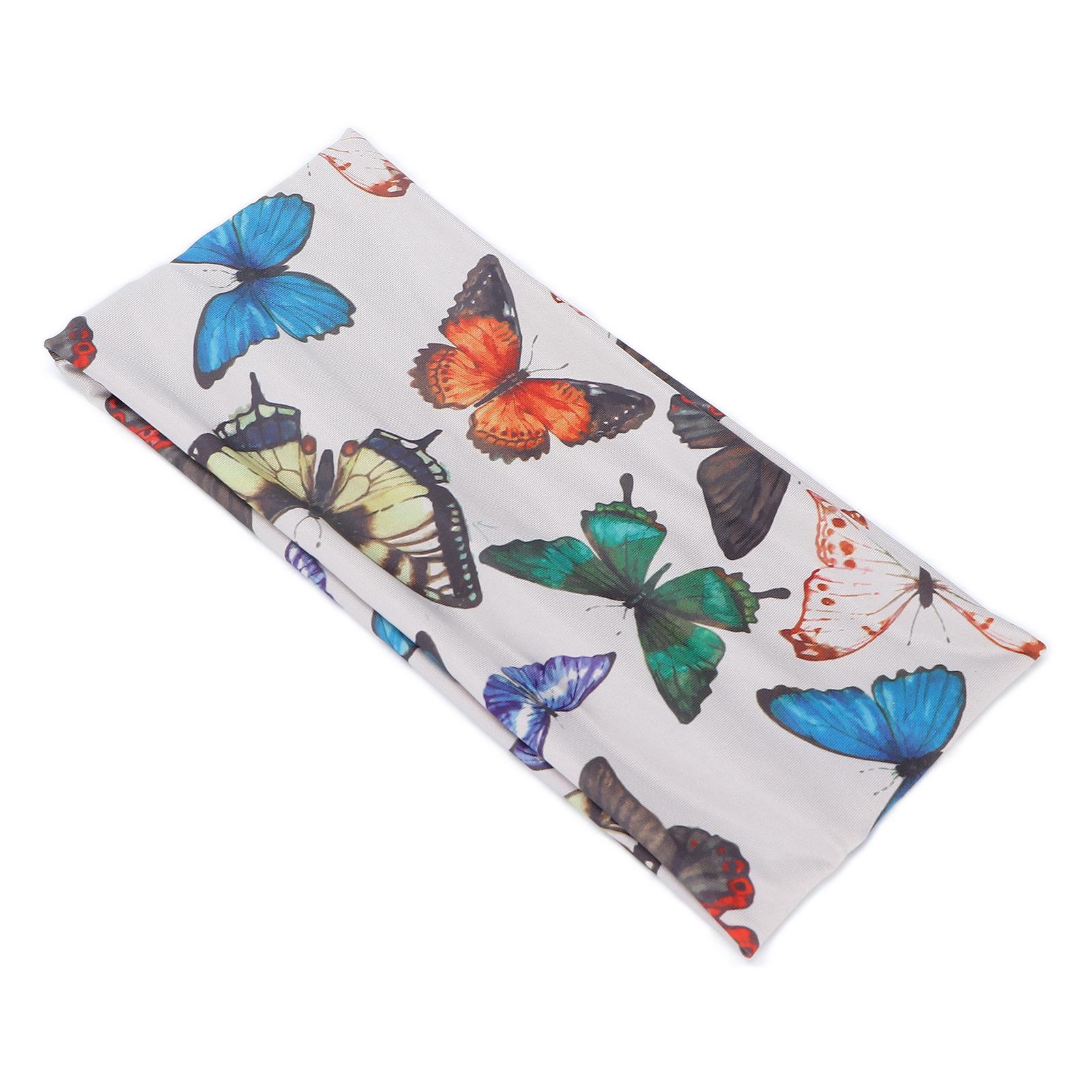 

Women Fashionabl Headband Printed Pattern Yoga Running Workout Wide Hair Band#FF92‑1