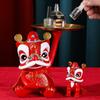 Chinese Lion Dance Ornament Entryway Desktop Key Tray Jewelry Cosmetic Storage Saucer Decoration Candy Plate