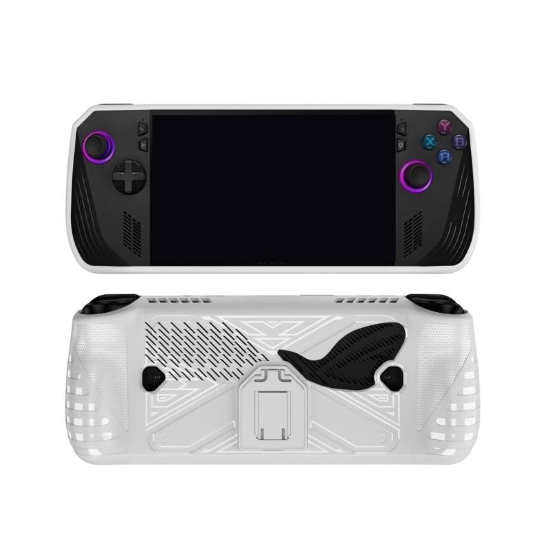 Game Console Cover Shell Case with Stand Protective Case for ROG Shockproof Shell Flexible Housing Skin Shell