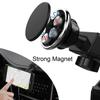 Universal Car Magnetic Phone Holder Suction Cup Dashboard Windscreen Mount Strong Magnet Bracket Stand for Xiaomi Huawei Iphone