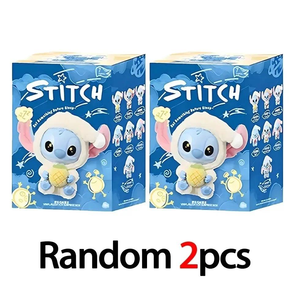 Eat Stitch Something Before Sleep Series Blind Box Toy Mystery Box Anime Figure Stitch Doll Pendant Ornaments Kid Christmas Gift