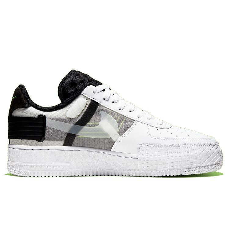 Nike Air Force 1 Tipo Bianco Nero Volt AT7859-101