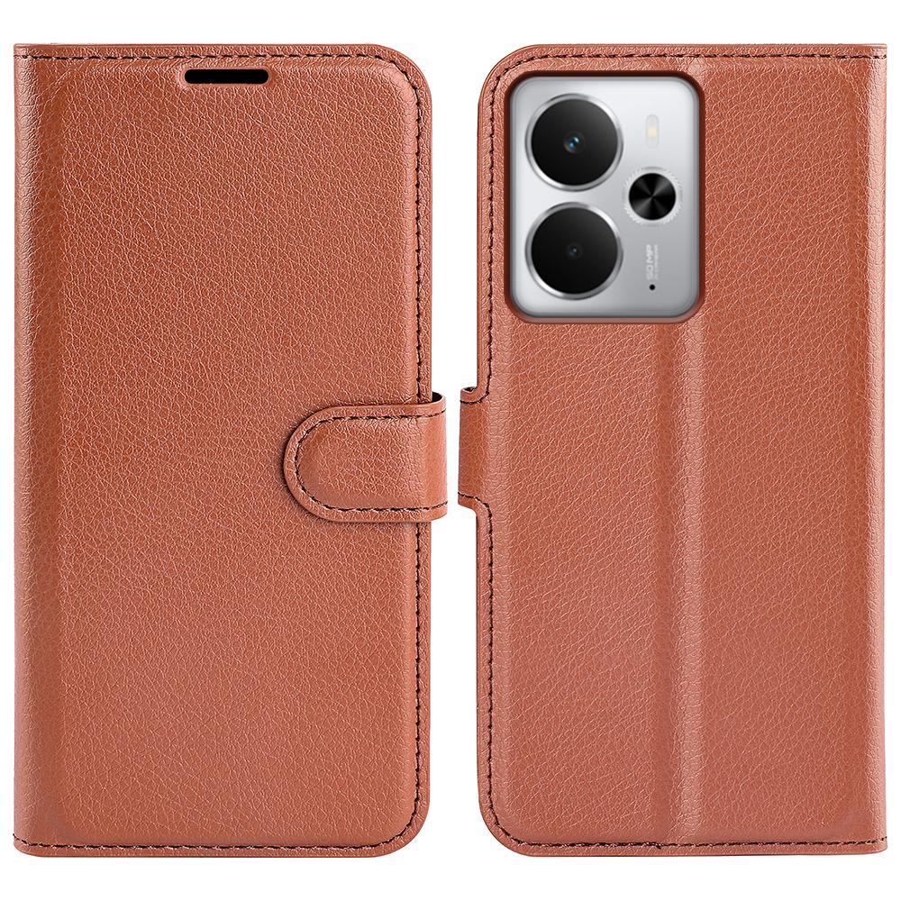 For Realme 14 5G Case Litchi Texture Shockproof Leather Wallet Phone Cover