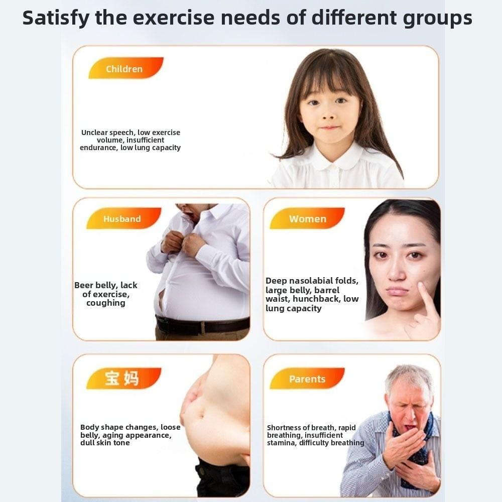 Lung Respirator Breathing Dumbbell Muscle Trainer Lung Capacity Trainer  Fitness