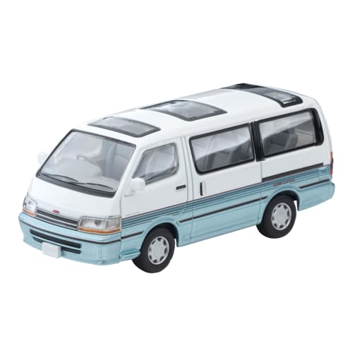 

Tomytec Tomica Limited Vintage Neo 1/64 Scale LV-N208d Toyota Hiace Wagon Super Custom White/Light Blue 1990 Model (Finished Product)