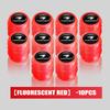4/6/10pcs Fluorescent Car Wheel Dustproof Tyre Valve Stem Caps For Toyota Highlander Auris Harrier Prius Crown Prado 120 150