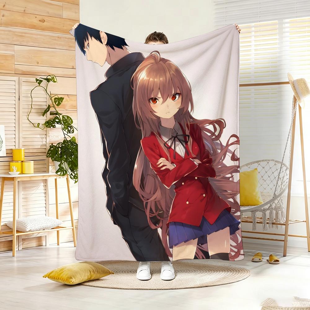 Anime T-ToradoraS Throw Soft Warm Throw Blanket for Bedroom Living Room Bed Travel Camping Picnic Gift