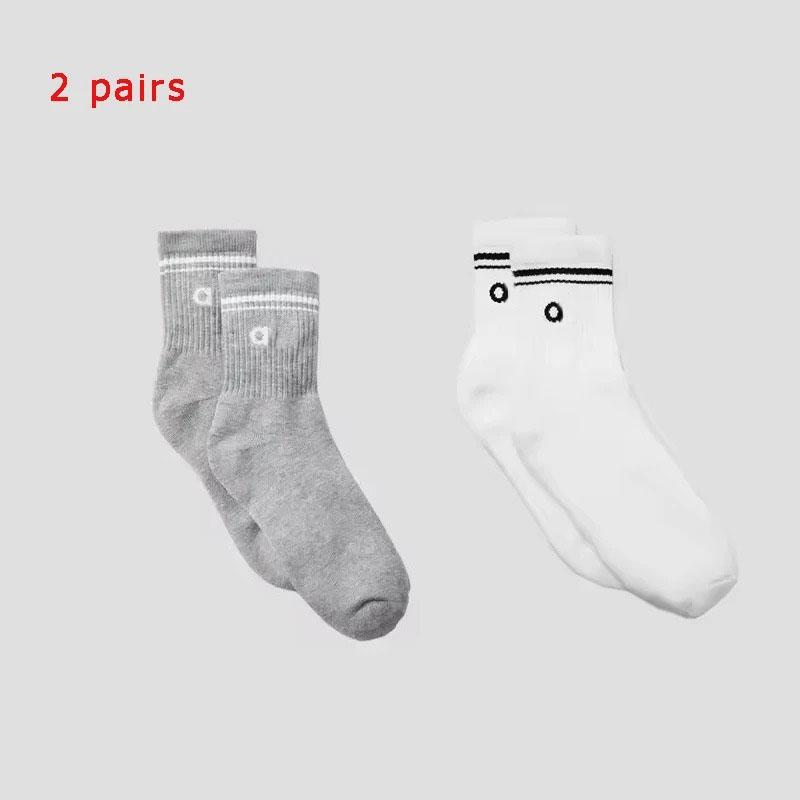 4 Pairs Cotton Female Yoga Sports Sock, Medium Long Socks, Pilates Fitness Sports Four Seasons High Quality Women's Yoga Sock