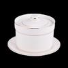 Commercial Ceramic Double Boiler Stew Pot with Lid - Single-Serve Egg Custard & Dessert Cup for Home or Restaurant Use