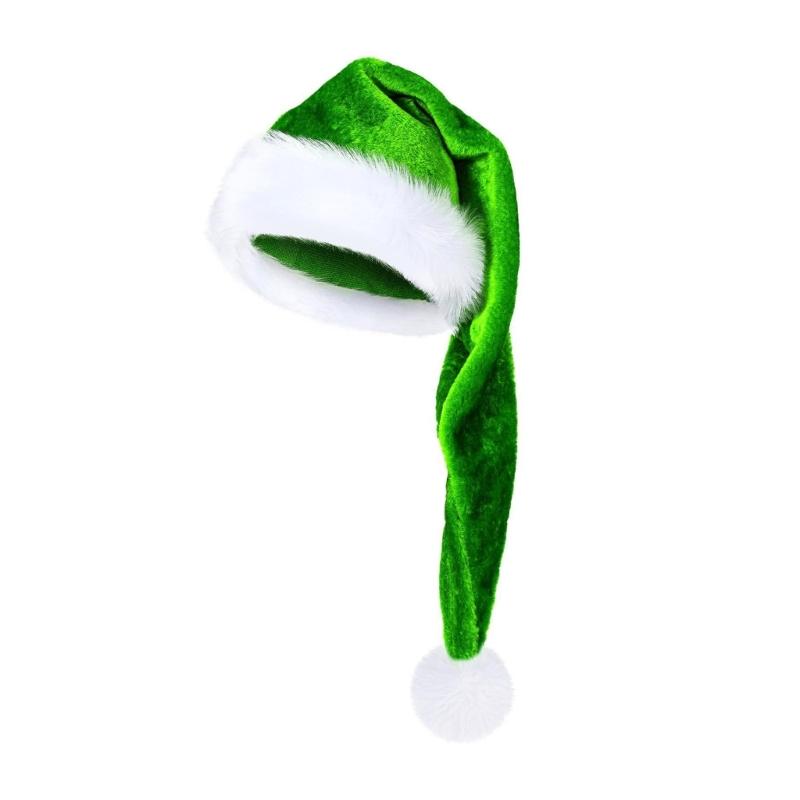 Adjustable Size Santa Hat Holiday Headwear Unisex Santa Hat Party Santa Hat for Holiday Parties and Celebrations