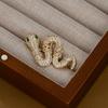 XZ60313 Snake Brooch Women's High-end Anti Glare Chest Flower Exquisite Light Luxury Style Brooch