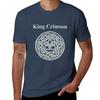 1982 King Crimson Vintage Discipline Album Promo T-Shirt quick-drying Short sleeve tee mens plain t shirts