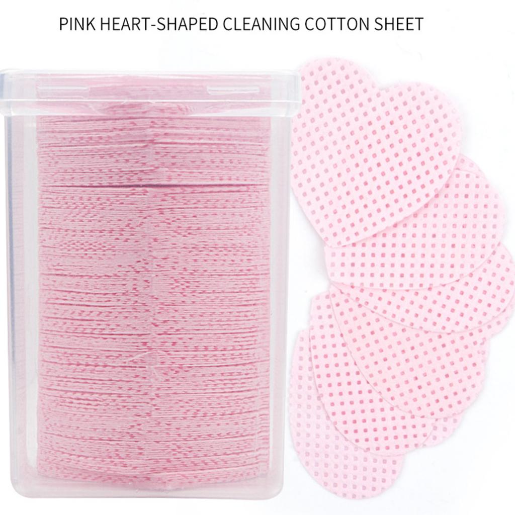Eyelash Extension Glue Wipes Eyelash Glue Cleaner Non Woven Fabric Glue Wipes for Lash-Extension Glue Nail Polish Bottle