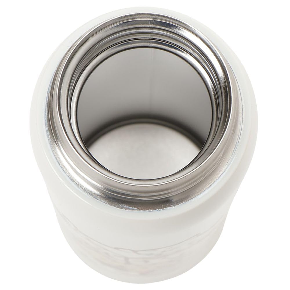Stainless Steel Water with Keeps Drinks Hot or Easy To Perfect for and Cute and Stylish Design Featuring a Cat Character by Bottle, 500ml, Handle,