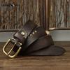 Handmade Leather Belt Genuine Leather Pin Buckle Top Layer Pure Cowhide Casual Retro Belt
