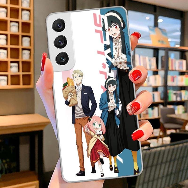 Anime Spy Family Anya Cover Phone Case For Samsung Galaxy S26 S25 Edge S24 Ultra S23 S22 Plus S21 S20 FE Soft Fundas Shell Galax