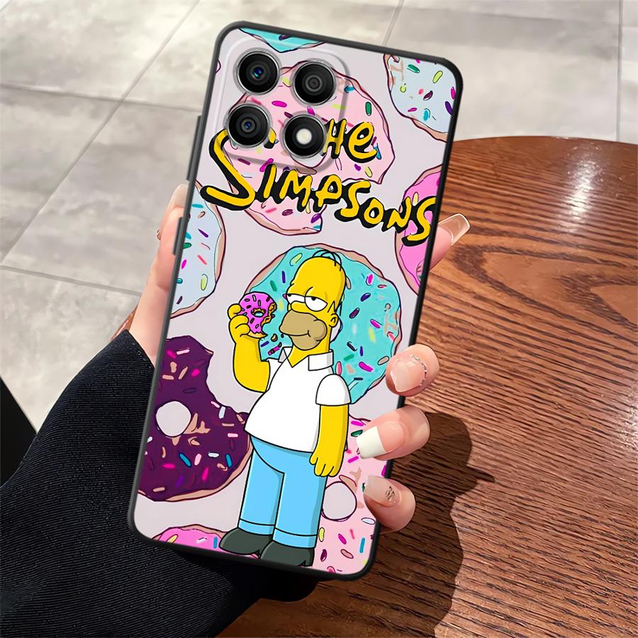 Funda Phone Cover Case for Honor X9a 70 X9 X7a 90 Lite X9c X8 8X S-simpsons Donut
