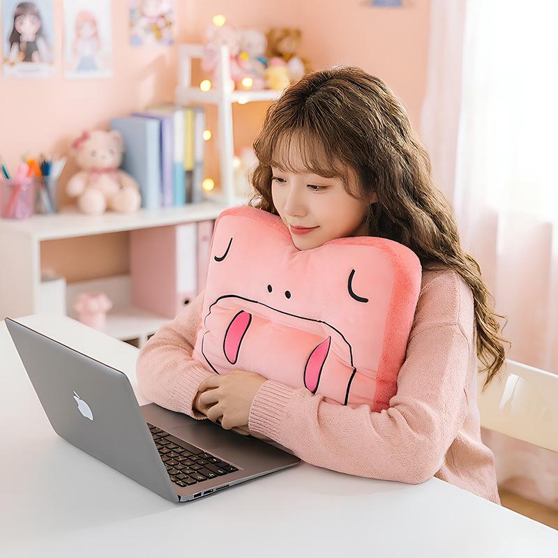 Cartoon Plush Chair Pad for Kids - Height Boost & Comfort