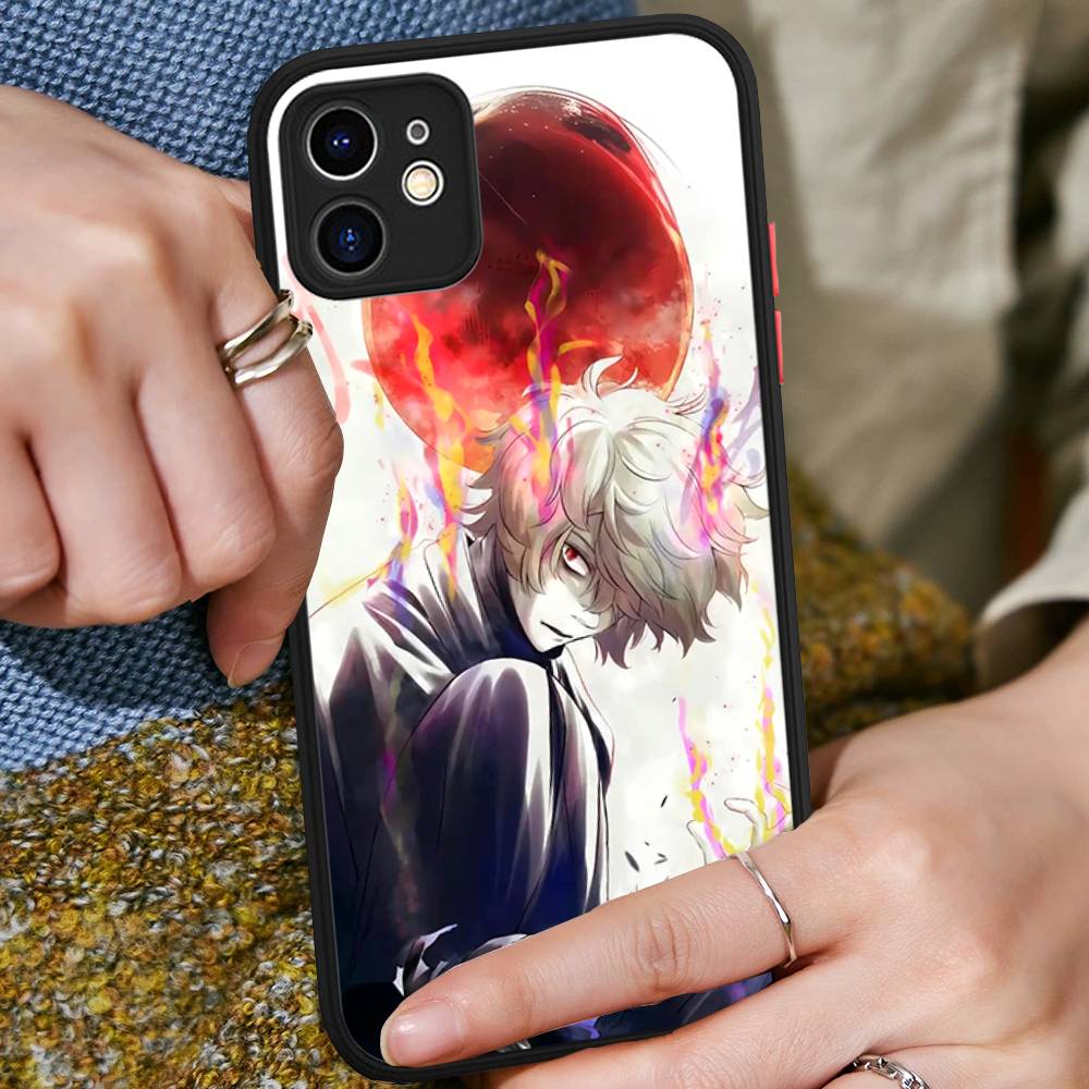 Anime H-Hells Paradise Silicone Case For iPhone 16 15 14 13 12 11 Pro Max Plus X XS MAX Shockproof Matte Cover