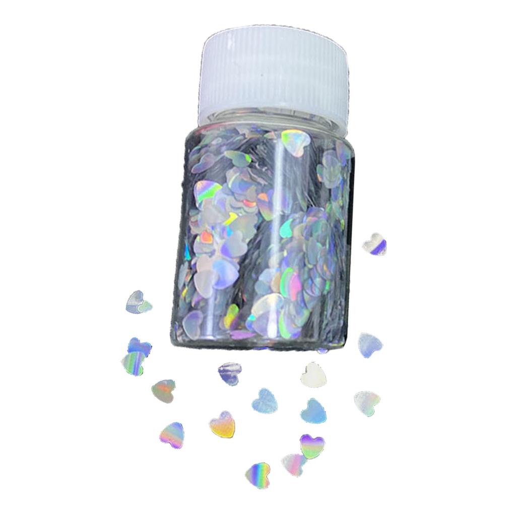 Laser Nail Glitter Holographic Nail Sequins Resin Mold Fillers Pailfor Nail Art Decor Face Body Nail Decals DIY Crafting