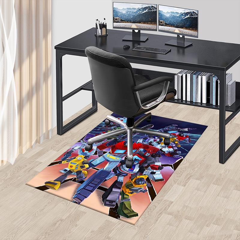 Transformers Cyberverse Heroes Carpet For Playroom Bedroom Living Room Sofa Home Decorkids Game Area Rug Nonslip Floor Mat