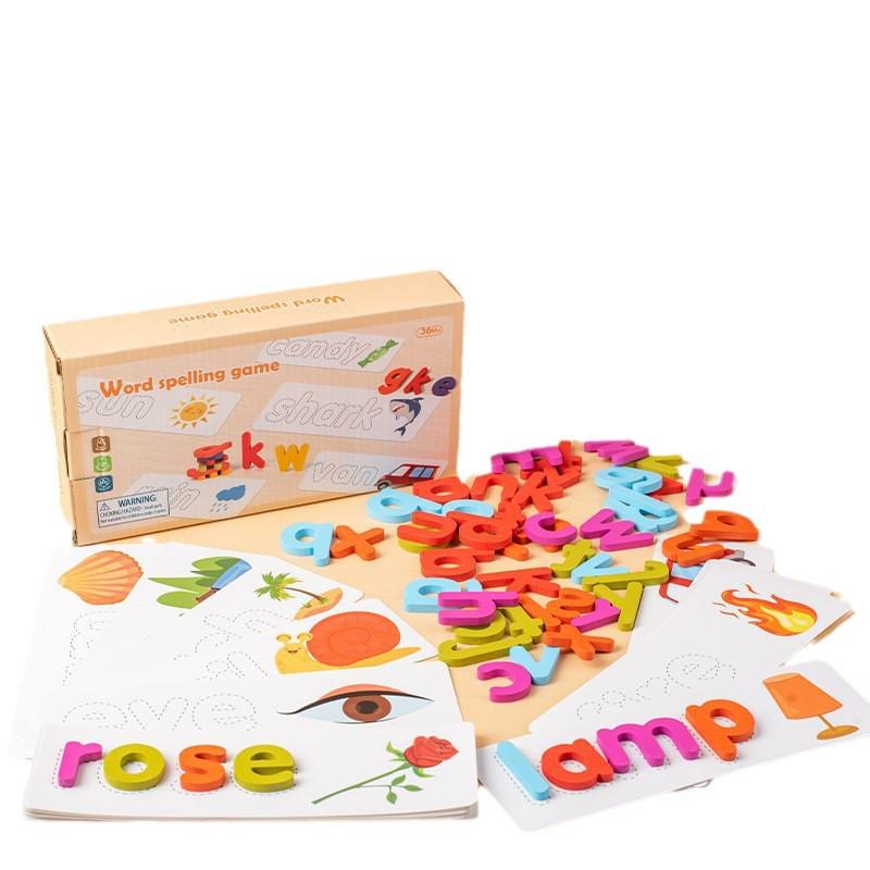 English Alphabet Spelling Game: Upper & Lowercase Practice for Children